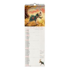Imagen Secuandaria de CALENDARIO 2027 PARED 16X49 ALICE IN WONDERLAND LEGAMI. Abrir galería completa.