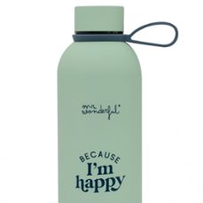 mr. wonderful botella térmica 550 ml - because im happy-8445641046000
