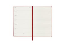 agenda 2025-2026 18 meses semanal large rojo escarlata tapa dura moleskine-8056999275402