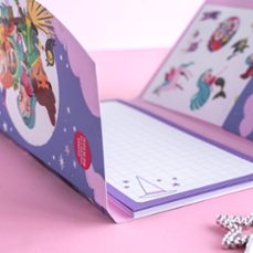 carpeta con stickers anna kadabra-8432715159902
