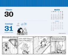 calendario 2026 mafalda escritorio rojo [con caja]-9786316693204