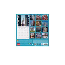 Imagen Secuandaria de CALENDARIO 2027 PARED 18X18 NEW YORK LEGAMI. Abrir galería completa.