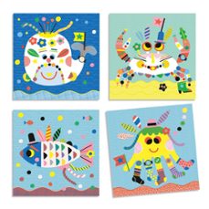 djeco crear con pegatinas animales marinos-3070900089310