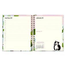 agenda anual espiral a5 d/p planet cat 2026-6971263716912