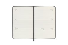 agenda 18 meses 2025-2026 semana horizontal pocket negra tapa dur a moleskine-8056999275518