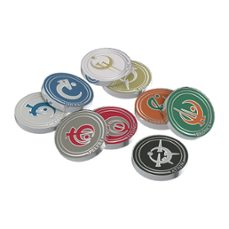 nacidos de la bruma - fichas de metal-8436625611918