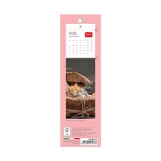 calendario 2026 mes vista marcapáginas kittens legami-8052694034733