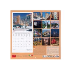 calendario 2026 pared mes vista new york legami-8052694033255