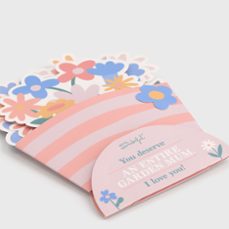 mr. wonderful postal ramo de flores - you deserve an entire garde n. mum, i love you!-8445641061560