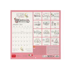 calendario 2026 pared mes vista sketchy cats legami-8052694033361