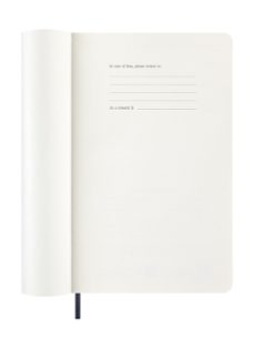 agenda moleskine 2026 diaria large azul zafiro tapa blanda-8056999274566