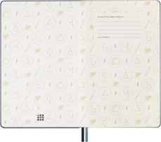 cuaderno moleskine edición limitada harry potter expecto patronum large hojas  rayadas  azul-8056999272180