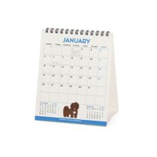calendario 2026 sobremesa mes vista dogs of the world legami-8052694034597