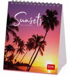 calendario 2024 sobremesa mes vista sunrise & sunset legami-8052694000301