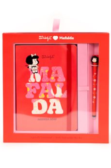 mr. wonderful set de agenda pocket a5 2026 semanal + boli borrable bo-bo - mafalda-8445641071941