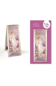 marcapaginas magnetico con carton - mucha - la dama de las camelias-5038681162651