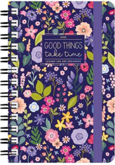 agenda 2026 12 meses semana vista large con espiral legami flowers-8052694032951