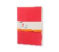 moleskine volant journal ruled extra large geranium red/scarlet red-8051272890556 moleskine volant journal ruled extra large geranium red/scarlet red-8051272890556