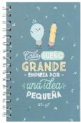 mr. wonderful libreta pequeña - cada sueño grande empieza por una pequeña idea-8435460715737 mr. wonderful libreta pequeña - cada sueño grande empieza por una pequeña idea-8435460715737