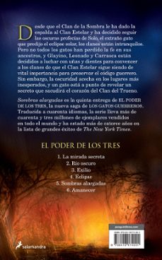 Imagen Secuandaria de LOS GATOS GUERREROS SOMBRAS ALARGADAS (EL PODER DE LOS TRES V). Abrir galería completa.