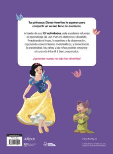 cuaderno de vacaciones princesas: 4-5 años (aprendo con disney)-9788418039911