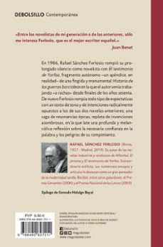 el testimonio de yarfoz-rafael sanchez ferlosio-9788490627211