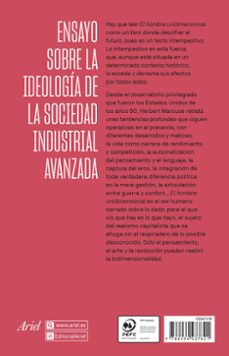 el hombre unidimensional-herbert marcuse-9788434437821
