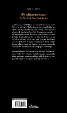 todos los hermosos caballos (trilogia de la frontera 1)-cormac mccarthy-9788439741121
