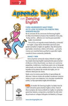 aprende ingles con dancing english: aprende ingles cantando (incl uye cd)-9788467034721