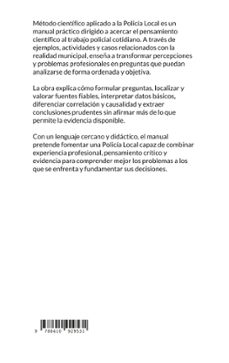 método científico aplicado a la policía local-bartolomé cerezo cachinero-9788410929531