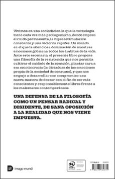 una filosofía de la resistencia-carlos javier gonzalez serrano-9788423364831