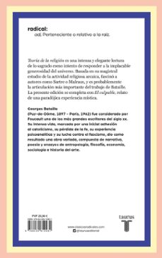 teoría de la religión-georges bataille-9788430619931