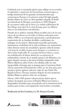 diarios 1984-1989 sandor marai-sandor marai-9788498381931