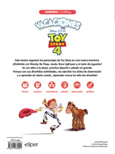 vacaciones con toy story 4: 5 años (aprendo con disney)-9788417630041