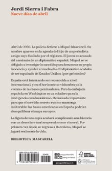 nueve días de abril (inspector mascarell 6)-jordi sierra i fabra-9788466329941