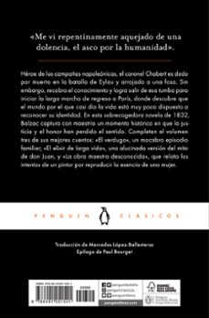 el coronel chabert; seguido de el verdugo, el elixir de larga vida y la obra maestra desconocida-honore de balzac-9788491051541