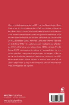 cuentos de rosa chacel-rosa chacel-9788408288251