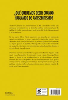 sobre el antisemitismo-mark mazower-9788491998051