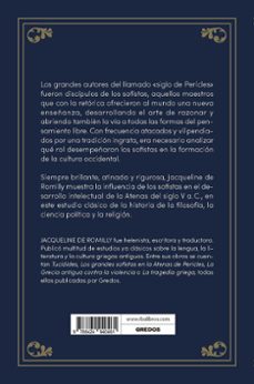 los grandes sofistas en la atenas de pericles-jacqueline de romilly-9788424940461