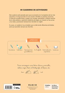 mi cuaderno de actividades: 4 - 5 años (ed. exclusiva) (rubio. el arte de aprender)-9788425365461
