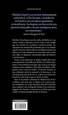 melancolía de los confines: norte-mathias enard-9788439746461