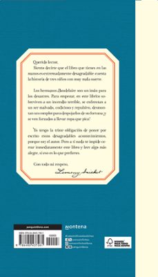 una serie de catastróficas desdichas 1:un mal principio-lemony snicket-9788490437261
