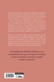 no sabes de dónde vengo-noemi navarro (@noemimisma)-9788401039171