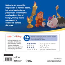 la bella y la bestia. aprende las letras (leo con disney - nivel 1+)-9788418039171