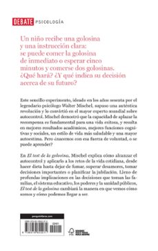 el test de la golosina-walter mischel-9788419642271
