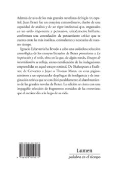 ensayos de incertidumbre-juan benet-9788426419071