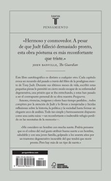 el refugio de la memoria-tony judt-9788430608171