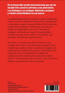 50 claves para hacer de usted una marca-tom peters-9788423428281