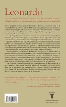 leonardo: el vuelo de la mente-charles nicholl-9788430605781