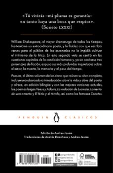 poesias (obra completa shakespeare 5)-william shakespeare-9788491051381